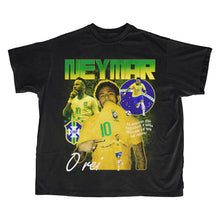 Load image into Gallery viewer, Neymar Brésil Brazil Football Bootleg Tee 
