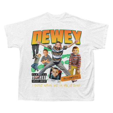 DEWEY MALCOM IN THE MIDDLE BOOTLEG TEE RETROTAPE