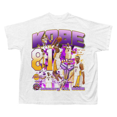 KOBE BRYANT BOOTLEG TEE LAKERS LOS ANGELES