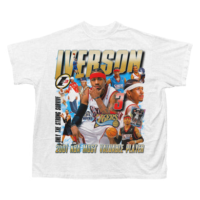 ALLEN IVERSON SIXERS PHILADELPHIA THE ANSWER BOOTLEG TEE